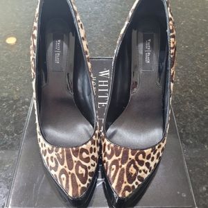 White House Black Market Leopard Heels